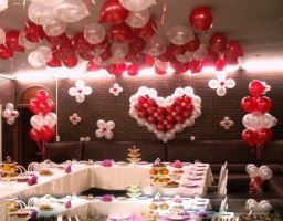 Романтическое оформление свадеб воздушными шарами